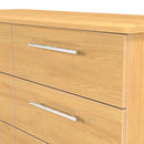 Sofia Ready Assembled 6 Drawer Wide Chest in Modern Oak