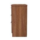 Sofia Ready Assembled 6 Drawer Wide Chest in Noche Walnut