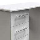 Sofia Ready Assembled Dressing Table  - Grey Matt