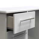 Sofia Ready Assembled Dressing Table  - Grey Matt