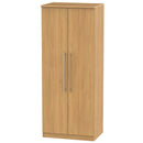 Sofia Ready Assembled 2 Door Wardrobe in Modern Oak