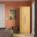 Sofia Ready Assembled 2 Door Wardrobe in Modern Oak