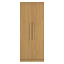 Sofia Ready Assembled 2 Door Wardrobe in Modern Oak