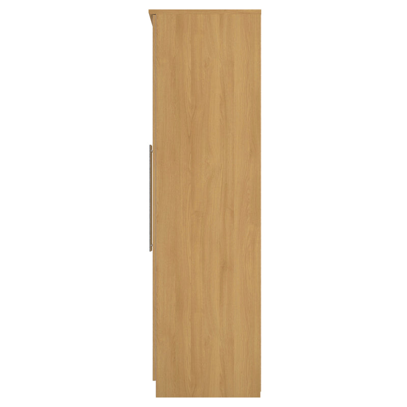 Sofia Ready Assembled 2 Door Wardrobe in Modern Oak