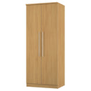 Sofia Ready Assembled 2 Door Wardrobe in Modern Oak