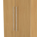 Sofia Ready Assembled 2 Door Wardrobe in Modern Oak