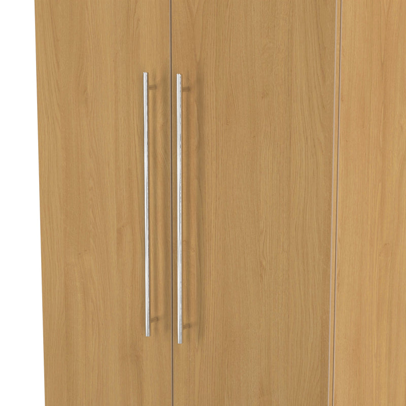 Sofia Ready Assembled 2 Door Wardrobe in Modern Oak