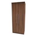 Sofia Ready Assembled 2 Door Wardrobe in Noche Walnut