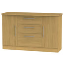 Sofia Ready Assembled 2 Door 3 Drawer Sideboard in Modern Oak