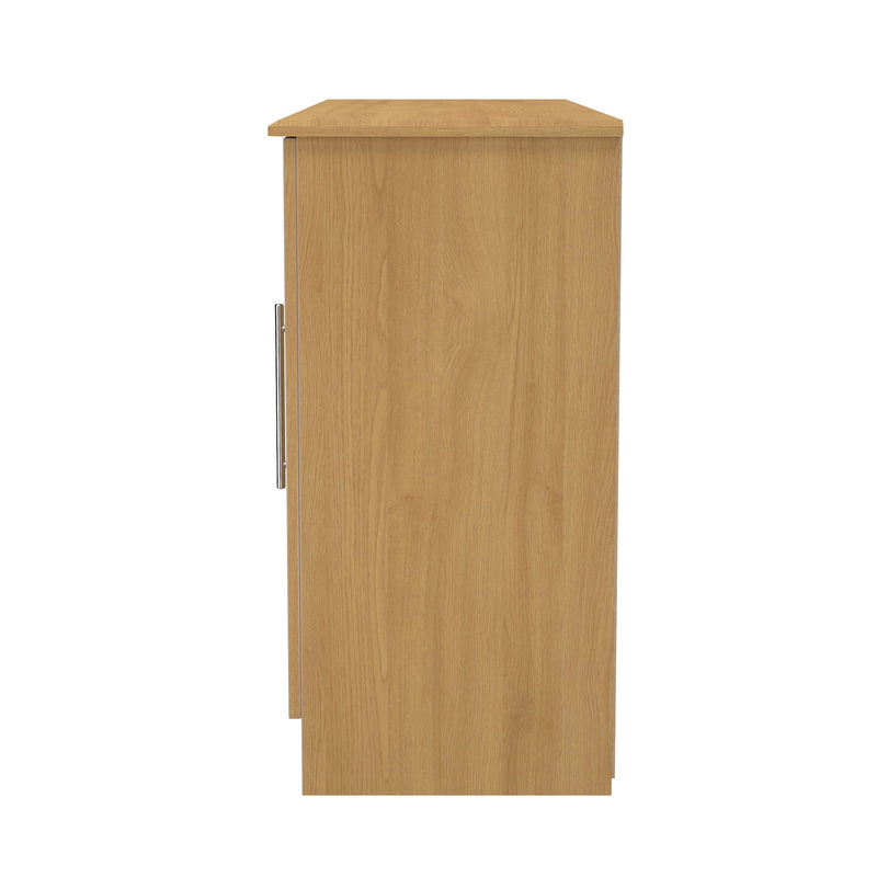 Sofia Ready Assembled 2 Door 3 Drawer Sideboard in Modern Oak