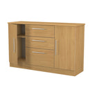 Sofia Ready Assembled 2 Door 3 Drawer Sideboard in Modern Oak