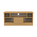 Sofia Ready Assembled 1 Drawer TV & Media Unit in Modern Oak