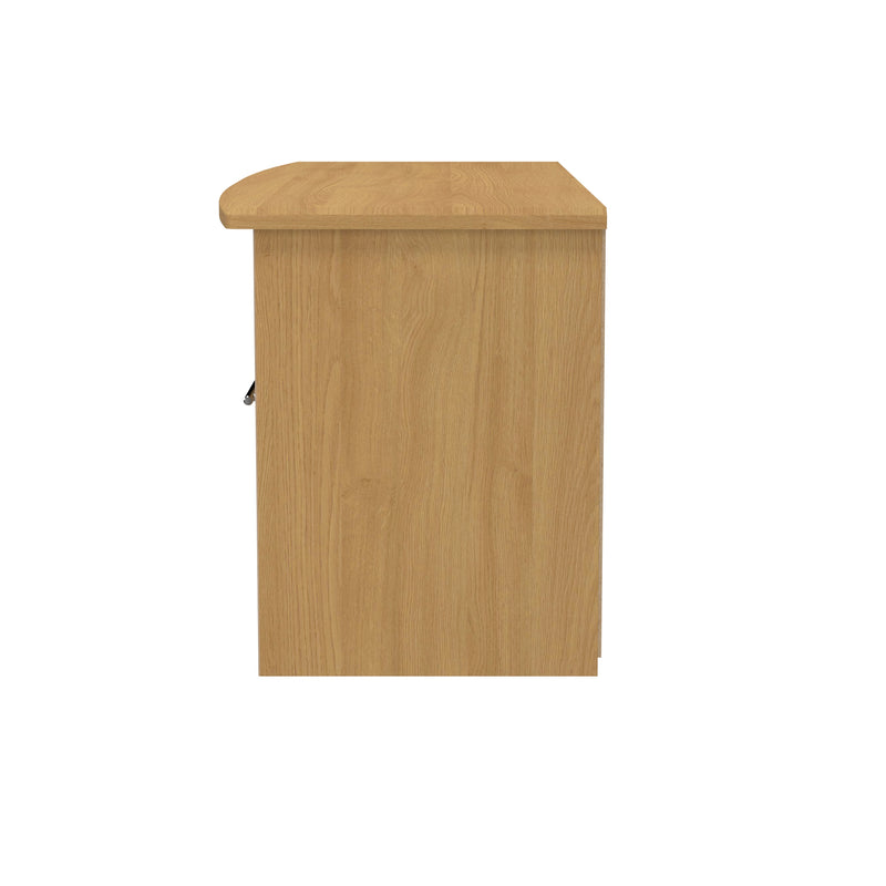 Sofia Ready Assembled 1 Drawer TV & Media Unit in Modern Oak