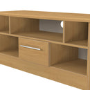 Sofia Ready Assembled 1 Drawer TV & Media Unit in Modern Oak