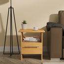 Sofia Ready Assembled Bottom Drawer Lamp Table in Modern Oak