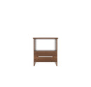 Sofia Ready Assembled Bottom Drawer Lamp Table in Noche Walnut