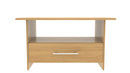 Sofia Ready Assembled Bottom Drawer Coffee Table in Modern Oak