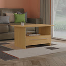Sofia Ready Assembled Bottom Drawer Coffee Table in Modern Oak