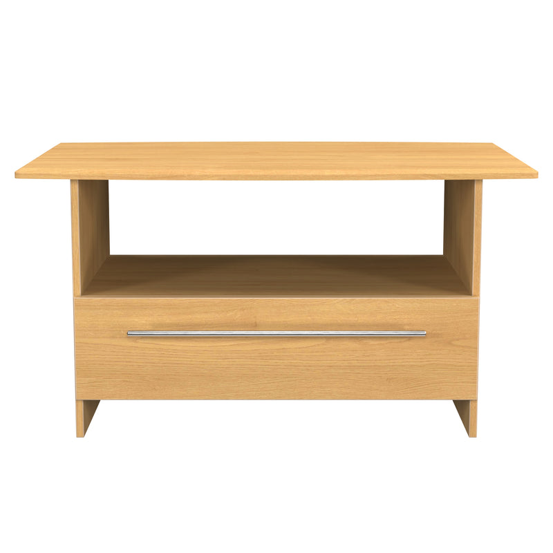 Sofia Ready Assembled Bottom Drawer Coffee Table in Modern Oak