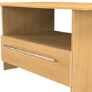Sofia Ready Assembled Bottom Drawer Coffee Table in Modern Oak