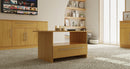Sofia Ready Assembled Bottom Drawer Coffee Table in Modern Oak