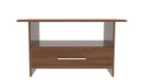 Sofia Ready Assembled Bottom Drawer Coffee Table in Noche Walnut