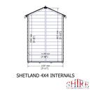 Shetland 4 X 4 Shiplap Apex