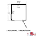 Shetland 4 X 4 Shiplap Apex