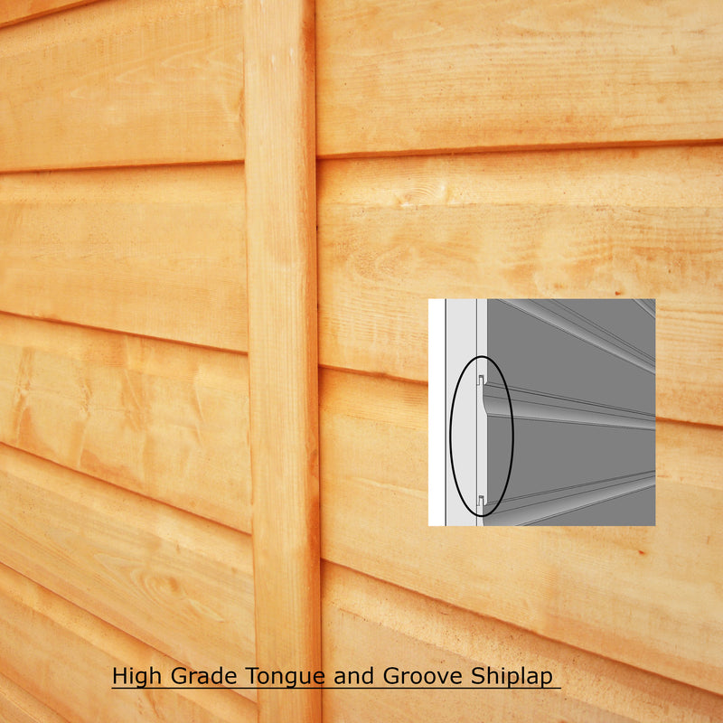 Shetland 6 X 4 Apex Shed
