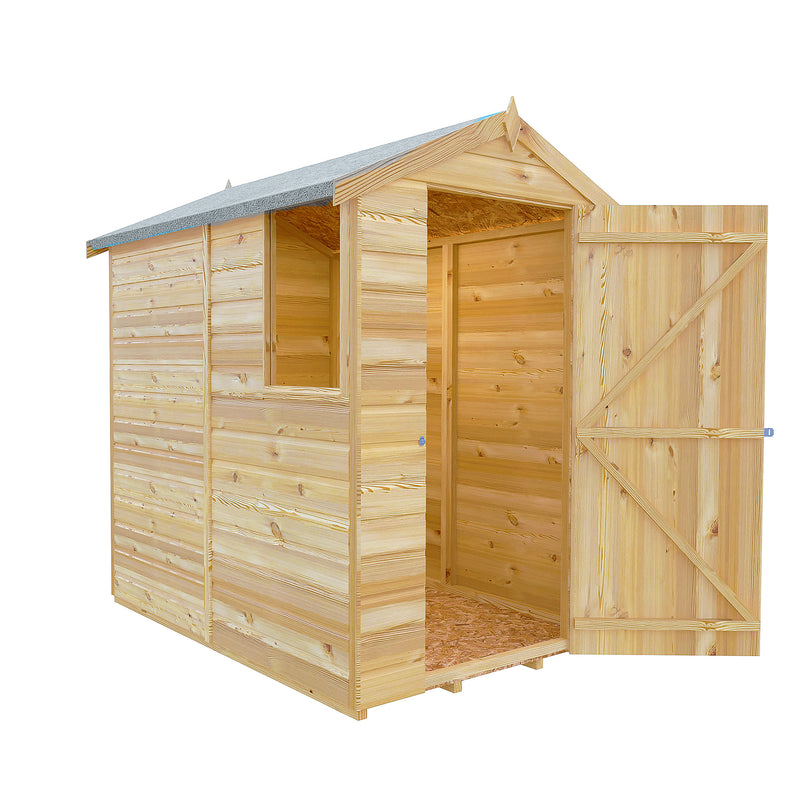 Shetland 6 X 4 Apex Shed