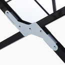 Outsunny Double Camping Folding Cot Outdoor Portable Sunbed, Grey