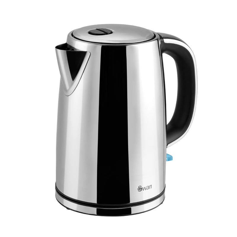 Swan Polished Jug Kettle 1.7L  - Stainless Steel