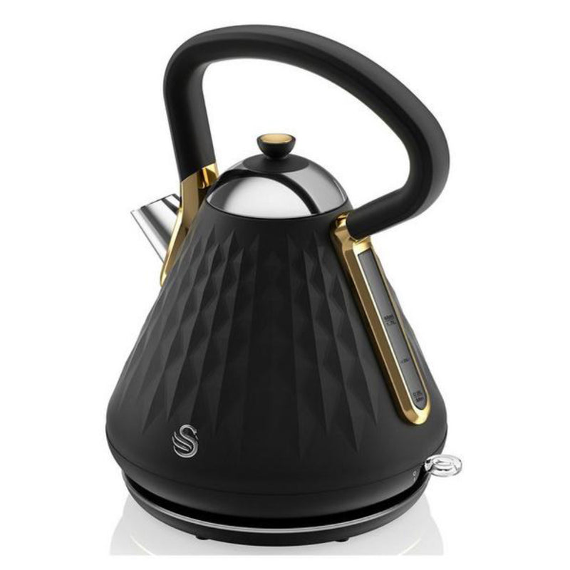Swan Gatsby Pyramid Kettle 1.7L  - Black