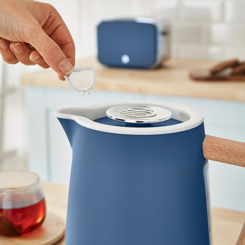 Swan Nordic Cordless Kettle 1.7L  - Blue
