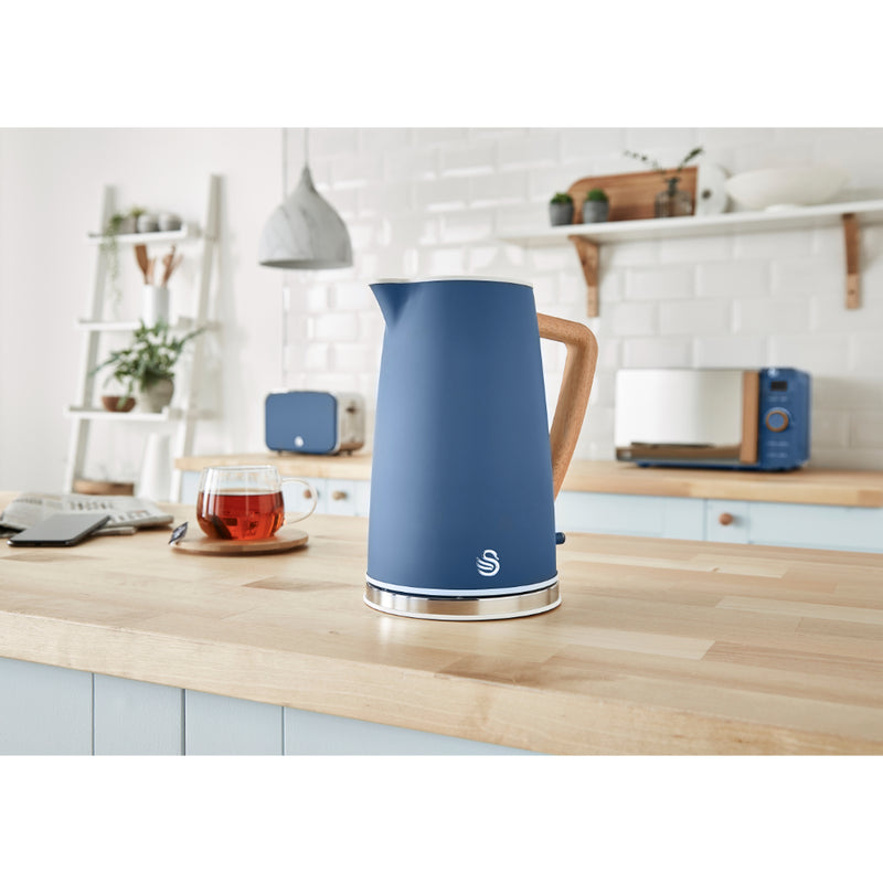 Swan Nordic Cordless Kettle 1.7L  - Blue