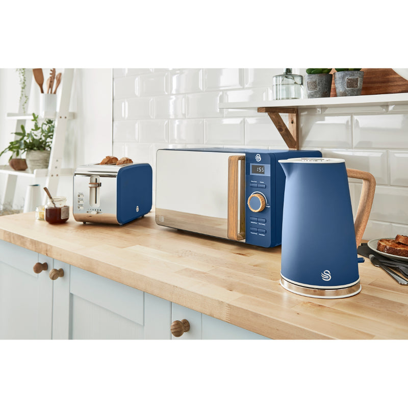 Swan Nordic Cordless Kettle 1.7L  - Blue