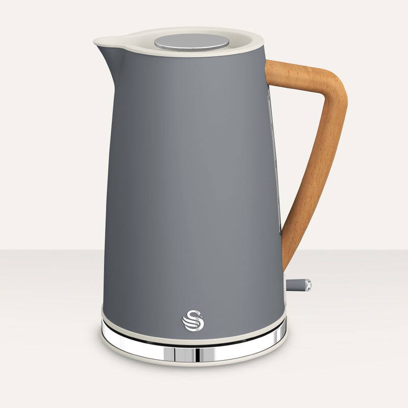 Swan Nordic Cordless Kettle 1.7L  - Grey