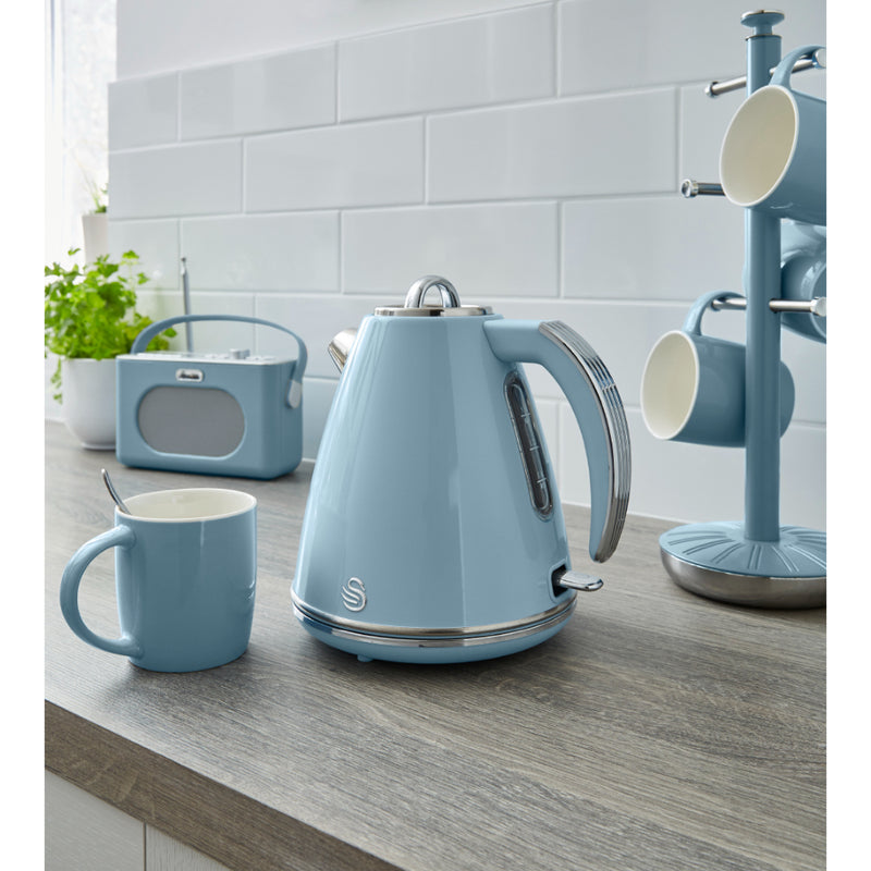 Swan Retro Jug Kettle 3KW 1.5L  - Blue