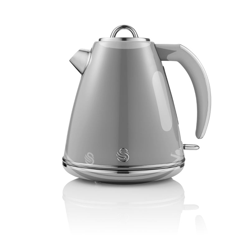 Swan Retro Jug Kettle 3KW 1.5L  - Grey