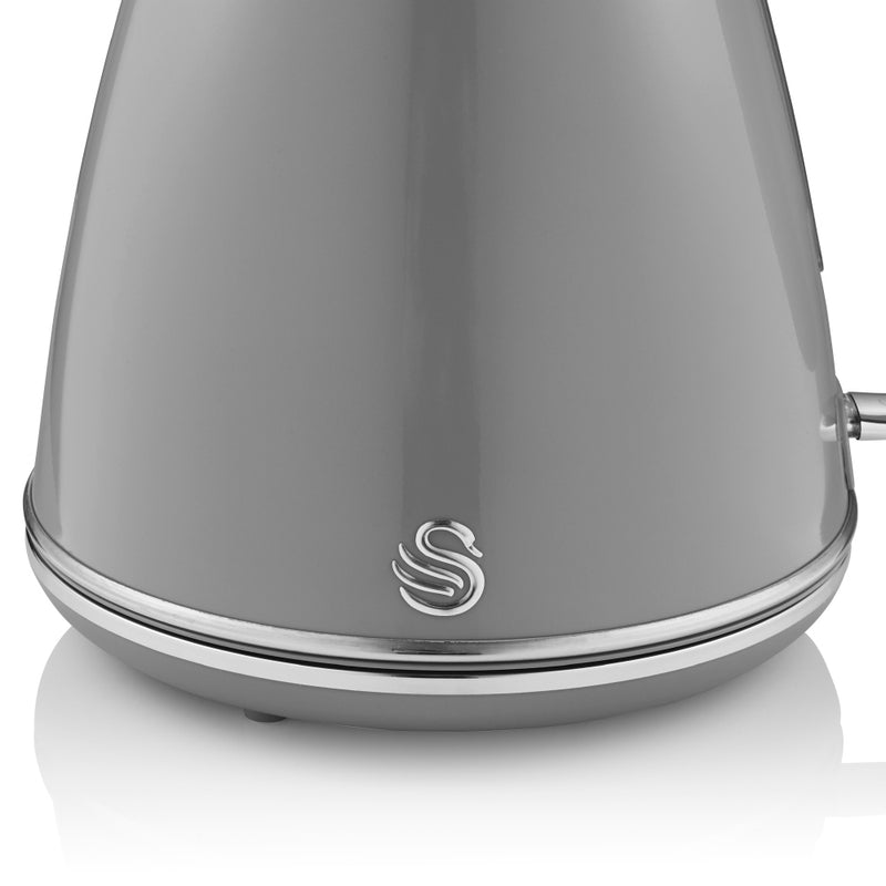 Swan Retro Jug Kettle 3KW 1.5L  - Grey