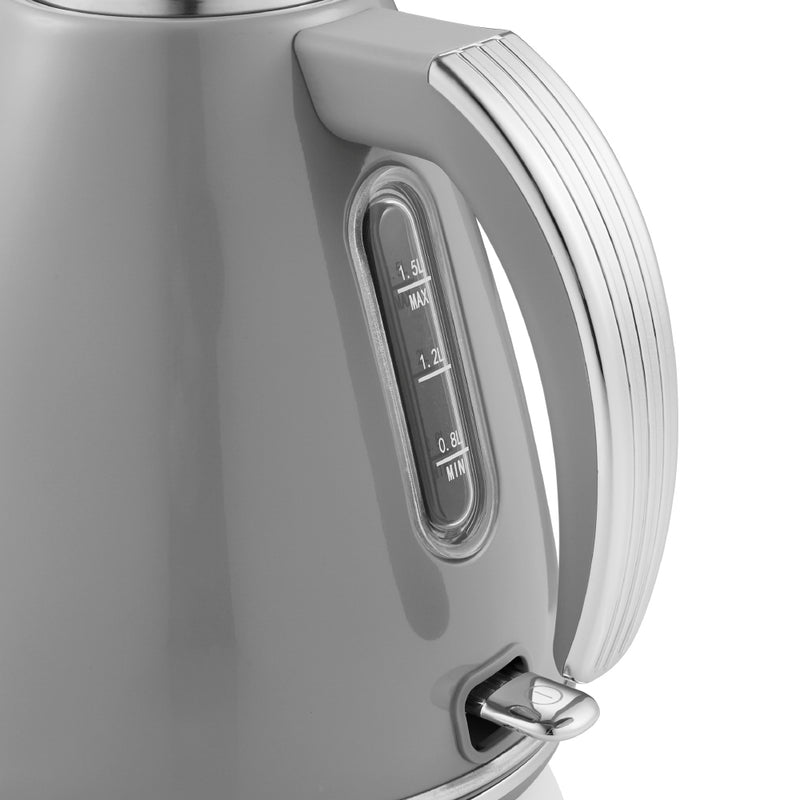 Swan Retro Jug Kettle 3KW 1.5L  - Grey