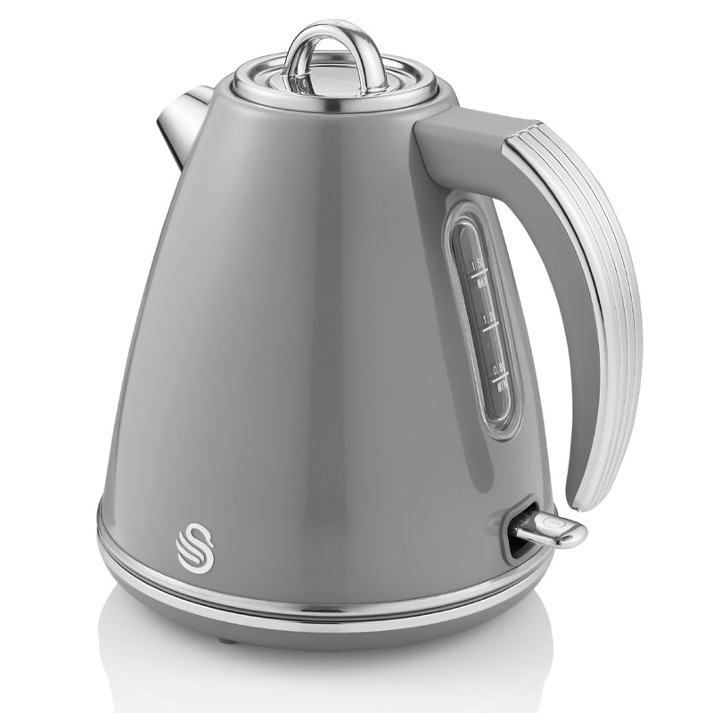 Swan Retro Jug Kettle 3KW 1.5L  - Grey