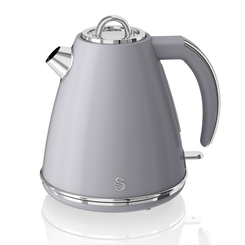 Swan Retro Jug Kettle 3KW 1.5L  - Grey