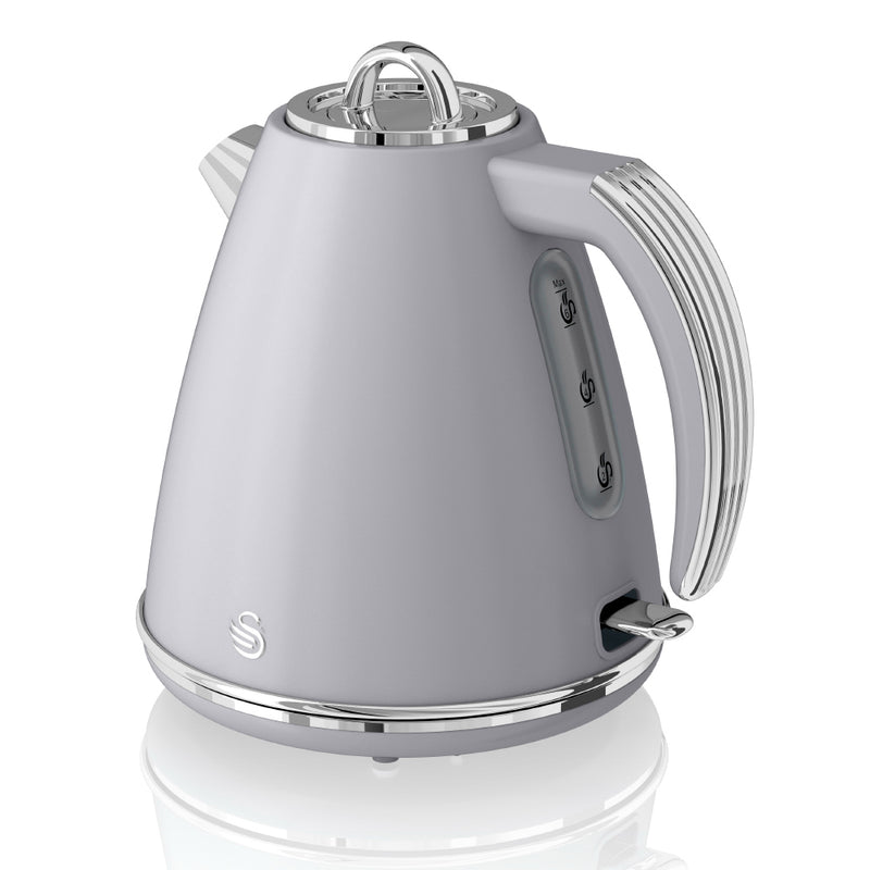 Swan Retro Jug Kettle 3KW 1.5L  - Grey