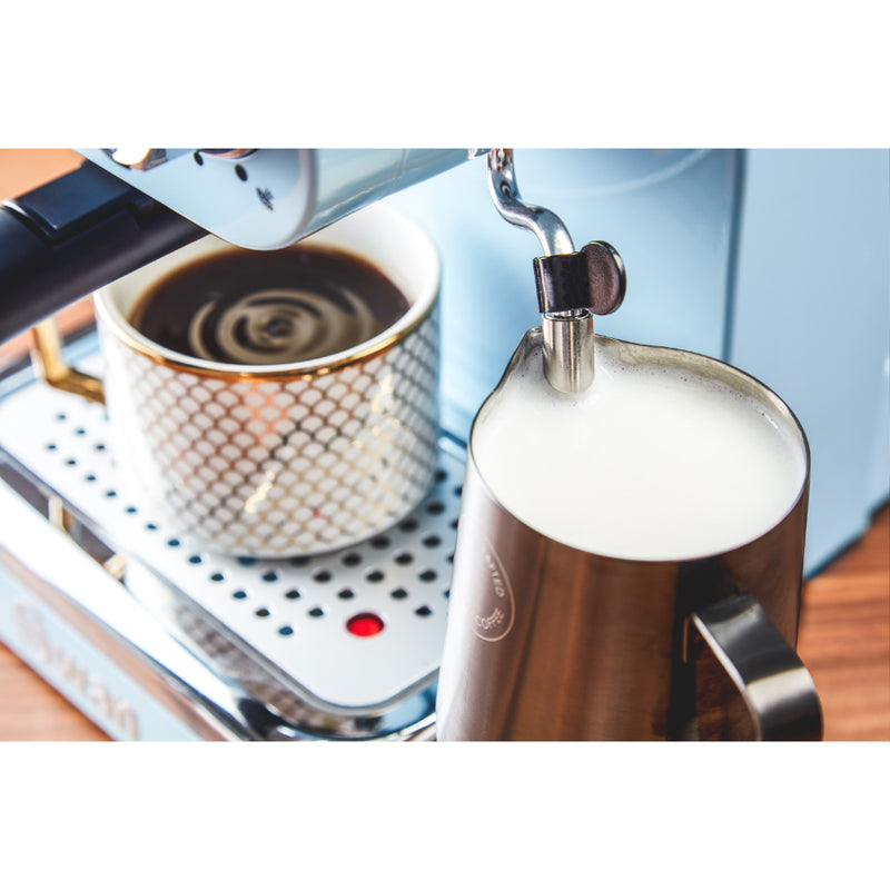 Swan Pump Espresso Coffee Machine  - Blue
