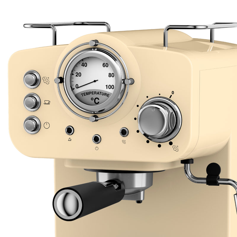 Swan Pump Espresso Coffee Machine  - Cream