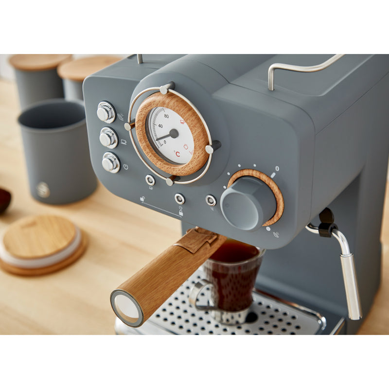 Swan Pump Espresso Coffee Machine  - Grey