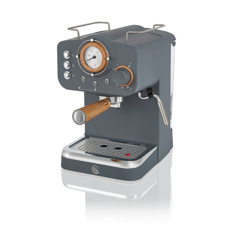 Swan Pump Espresso Coffee Machine  - Grey