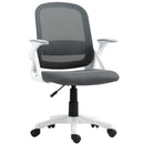 HOMCOM Ergonomic Swivel Computer Chair with Flip-up Armrests