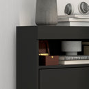 HOMCOM Wall Mounted Or Freestanding Shoe Cabinet With 2 Flip Drawers, White/Black